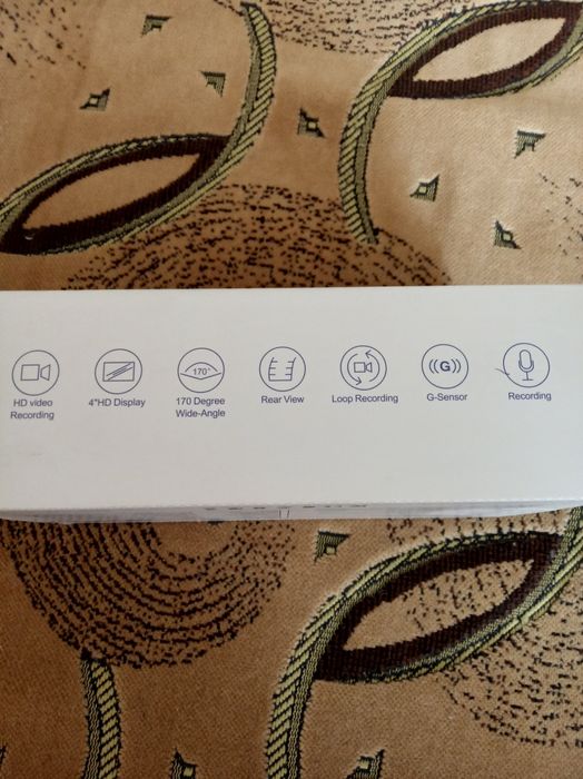 Відеореєстратор з  камерою заднього виду