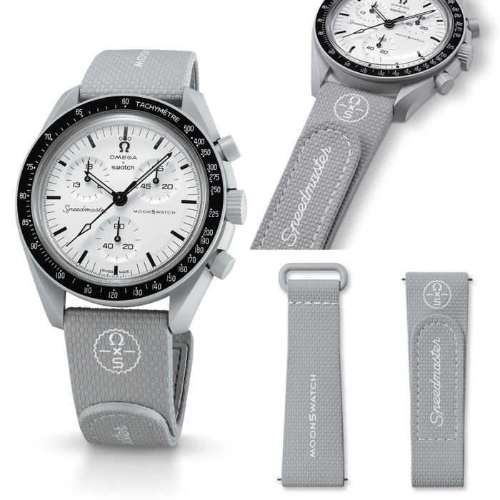 Ремешки Каучук MOONSWATCH SWATCH OMEGA оригинал ремінці