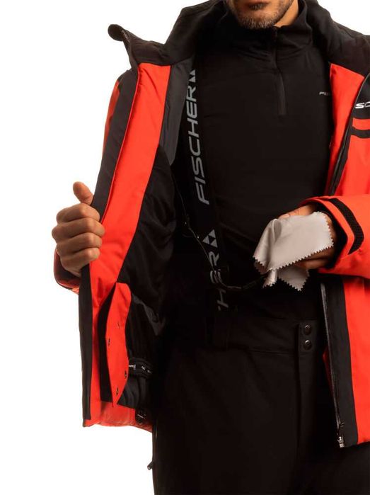 Kurtka Narciarska męska Fischer CASCADE Jacket czerwony Red 2025