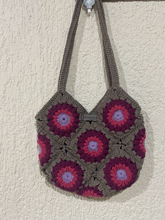Bolsa em crochet