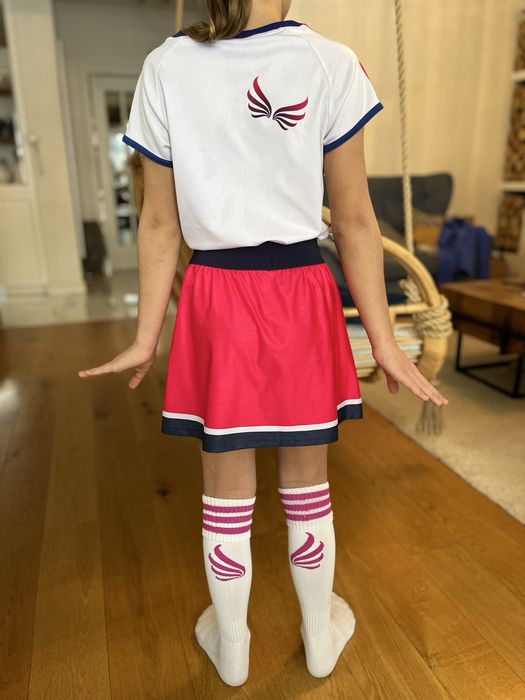 Strój cheerleaderki CheerAngels na 9 lat r.146/152