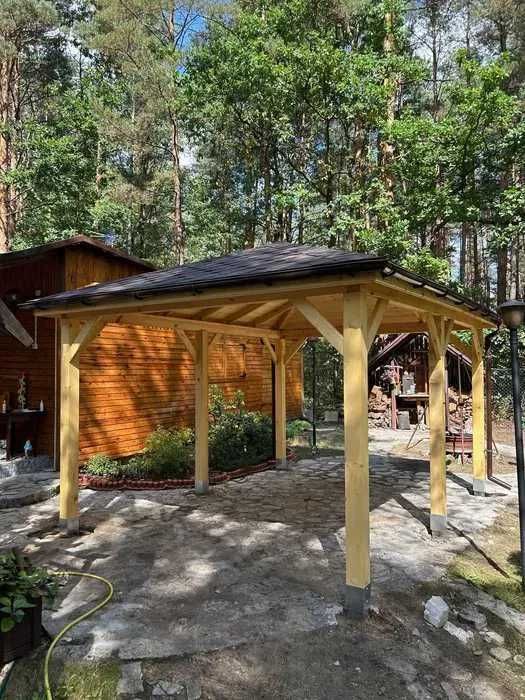 Altana ogrodowa, wiata - produkcja i montaż - różne modele i metraże