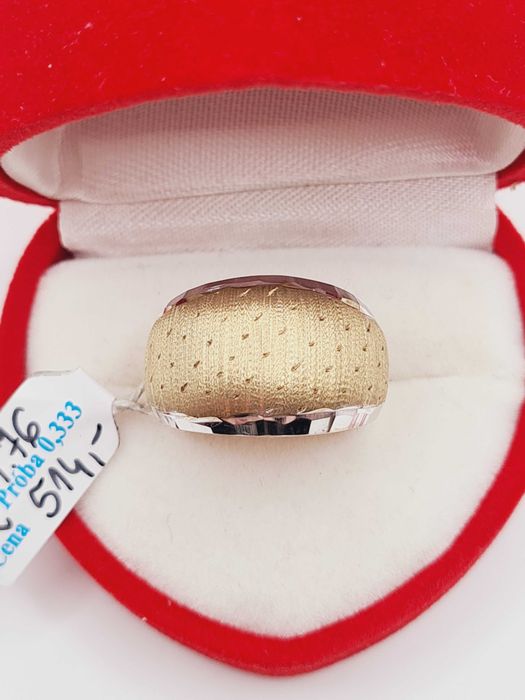 DUŻY Złoty Pierścionek pr.333 (8K) NOWY!