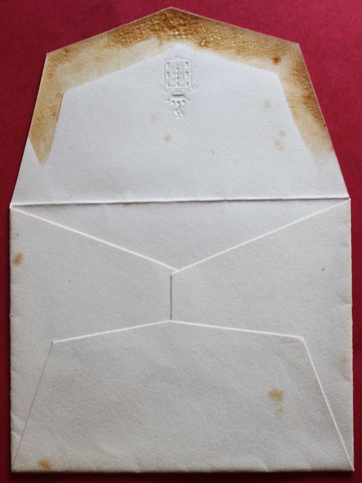 Duque de Bragança, Príncipe D. Carlos, envelope timbrado