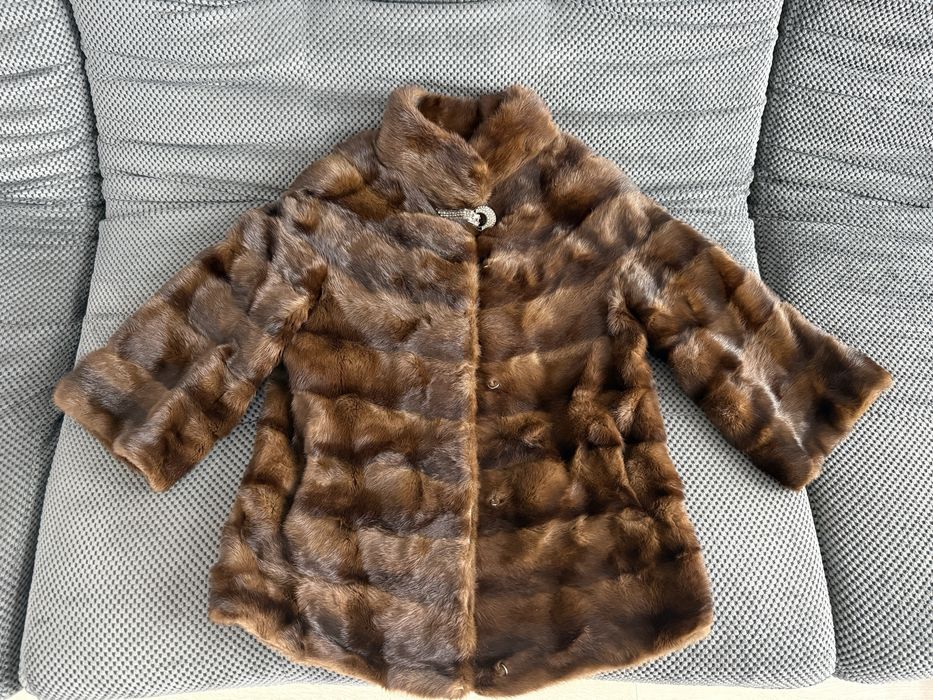 Норковый полушубок.