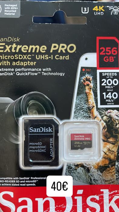 Sandisk Extreme Pro/Plus 256gb/128gb/64gb