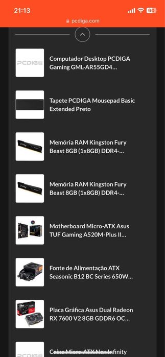 Pc gamer com garantia Rysen 5 5600