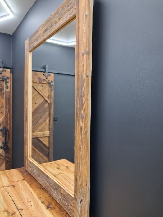 Lustro ze starych desek, na wymiar