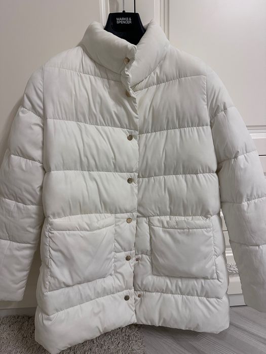 Пуховик ,белый ,MARYMAX