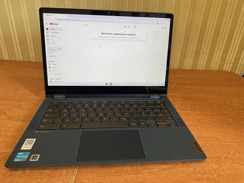 Ноутбук Lenovo Flex 5 chrome intel pentium 11gen