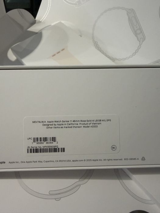 Apple Watch series 11 46mm Rose Gold