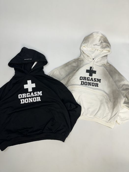 Project GR Orgasm Donor Grailz opium archive худи белое черное