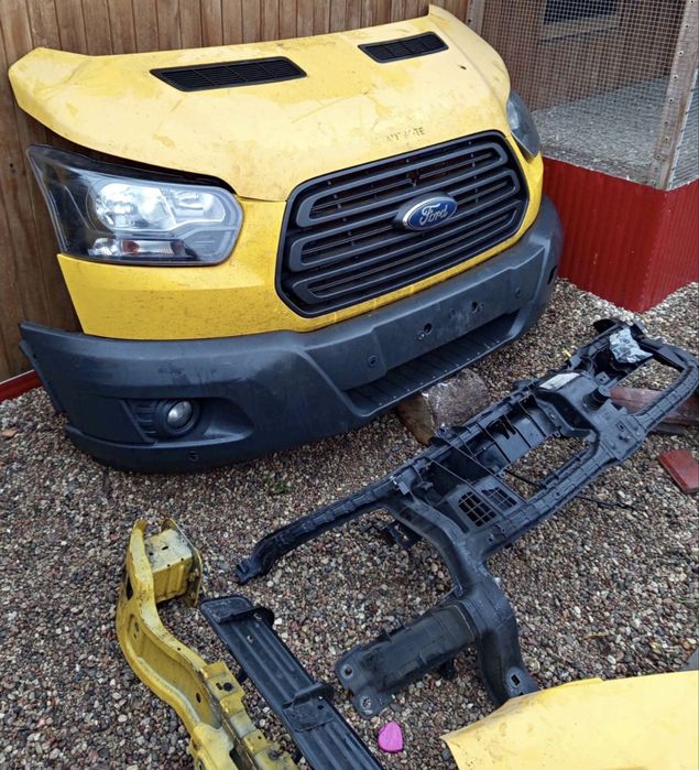 Ford transit mk8 przód kompletny H2 DHL drzwi kierowcy fotel pasażera