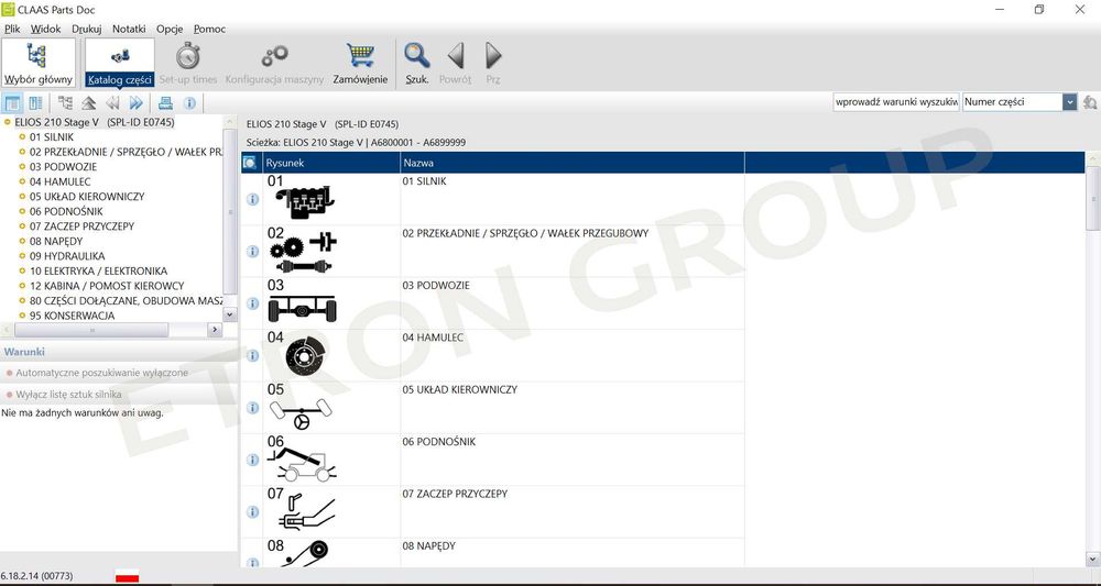 CLAAS PARTSDOC 2025.04 Najnowszy KATALOG Części Maszyny Rolnicze FULL