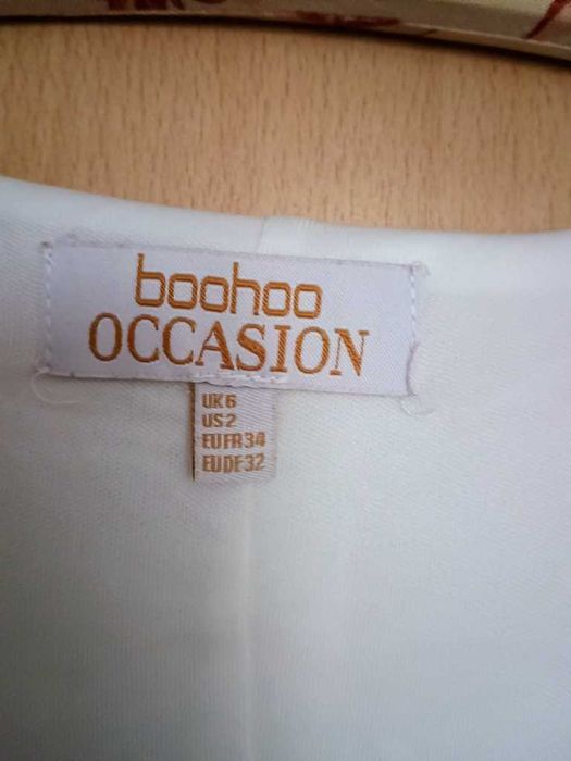Boohoo maxi długa cekinowa suknia wieczorowa S-L mega sexi ślubna