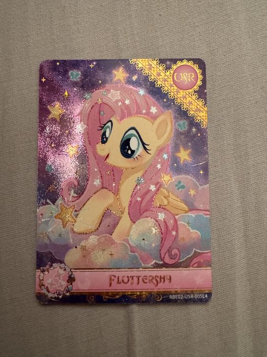 Голографічна картка My Little Pony Kayou Флаттершай USR RBE02-USR-005L4