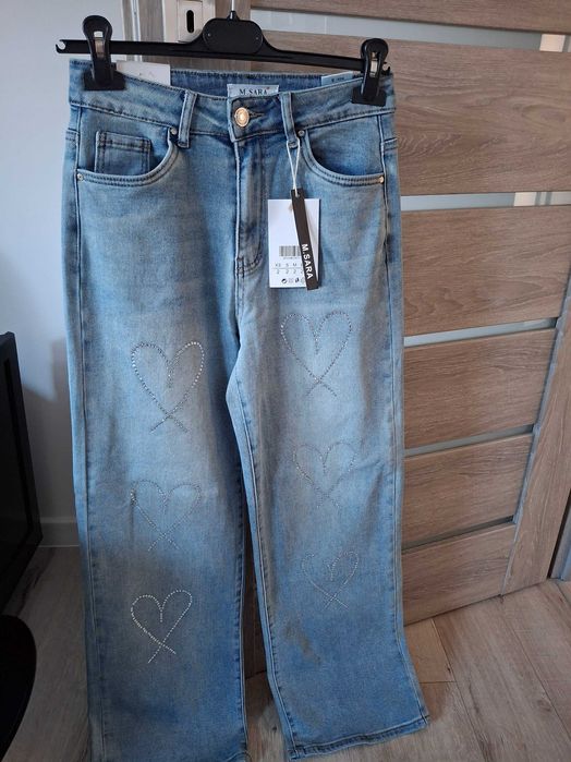 Nowe spodnie M sara damskie dzinsy
