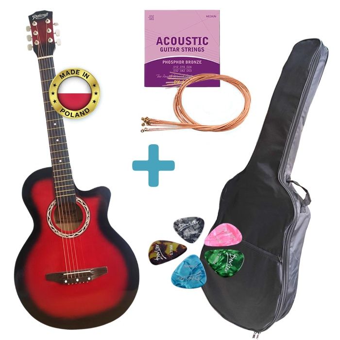 Гитара акустическая 38 дюймов (Польская)