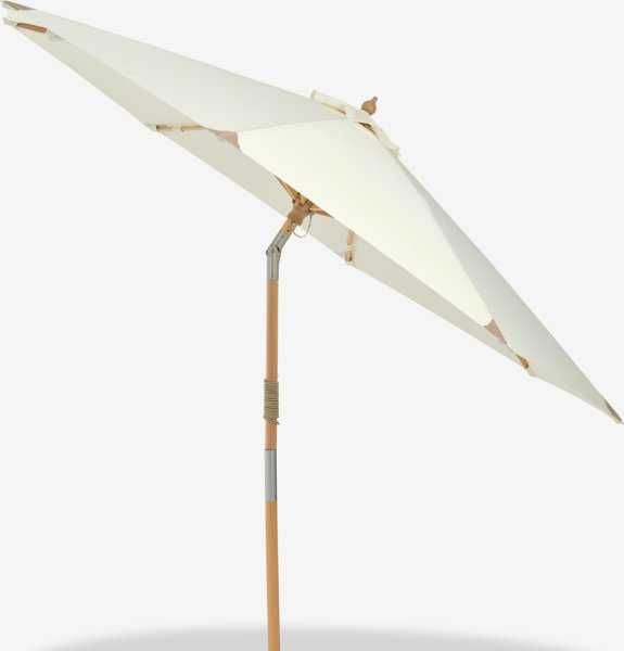 Parasol ogrodowy LEMVIG Ś300 z Jysk z podstawą