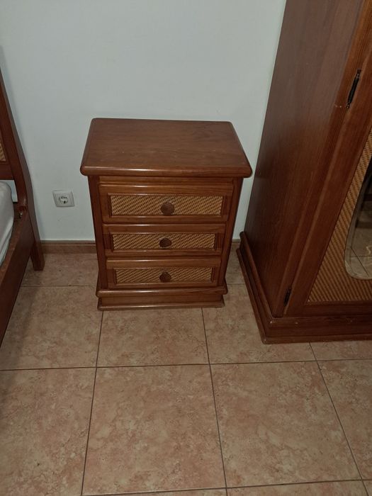 Cama casal pinho mel