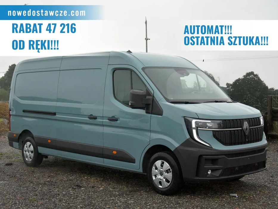 Renault Master L3H2 2.0 170KM  L3H2 170KM Automat | Czujniki przód/tył | Kamera | Furgon