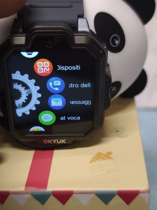Relógio inteligente infantil OKYUK T17, 4G, com GPS e chamada de vídeo, chamada de emergência SOS, bate-papo por voz, SMS, modo escolar,