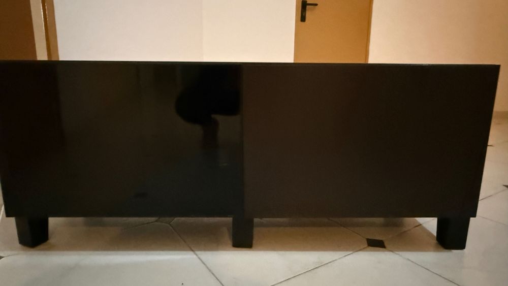 Móvel tv ikea preto (2 módulos)