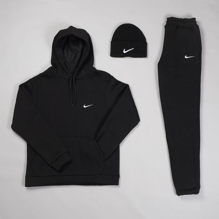 Топ ціна! Спортивний костюм Nike чоловічий зимовий + шапка у подарунок