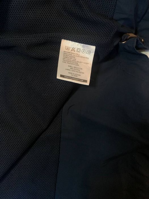 Вітровка Lyle & Scott синя з капюшоном, легка куртка (М)