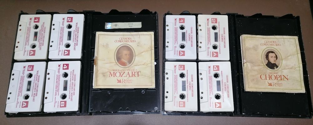 K7 colecção de música clássica em cassetes