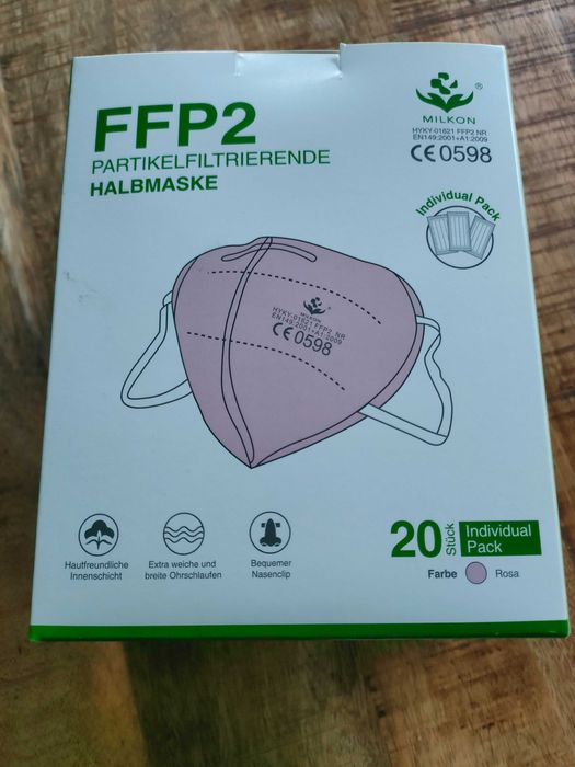 Maseczka FFP2 EN149:2001+A1:2009 - karton 20 szt