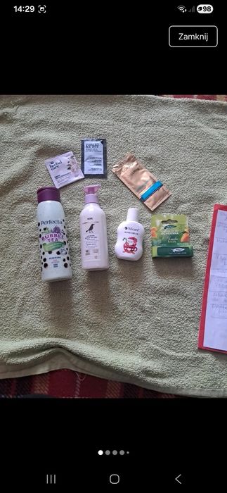 Zestaw do pielęgnacji ciała.