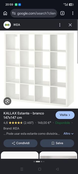 Kallax 4 por 4 usado