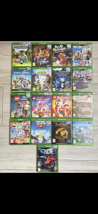 Gry na xbox one I xbox 360