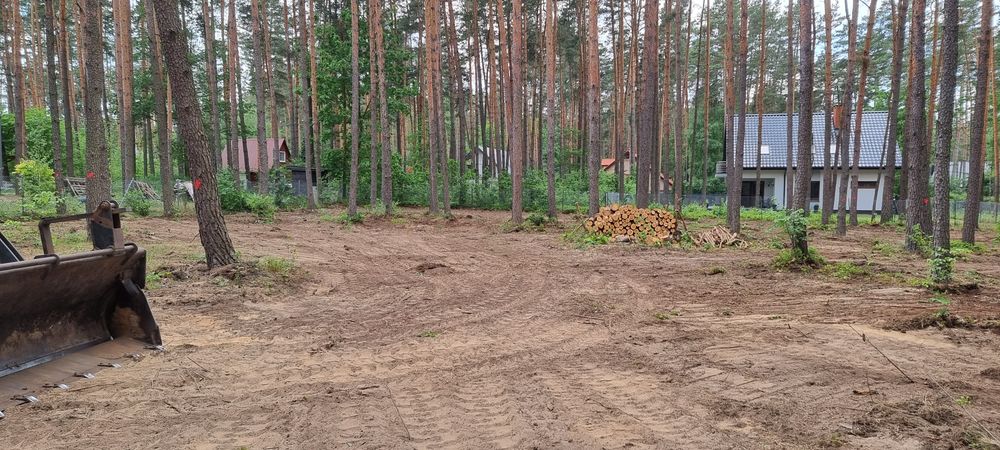 Wycinką ,przygotowanie terenu,karczowanie,mulczer ,koparka.