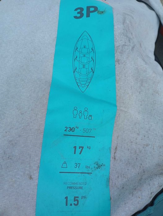 Kajak Itiwit 100-3P Pompowany - Zestaw