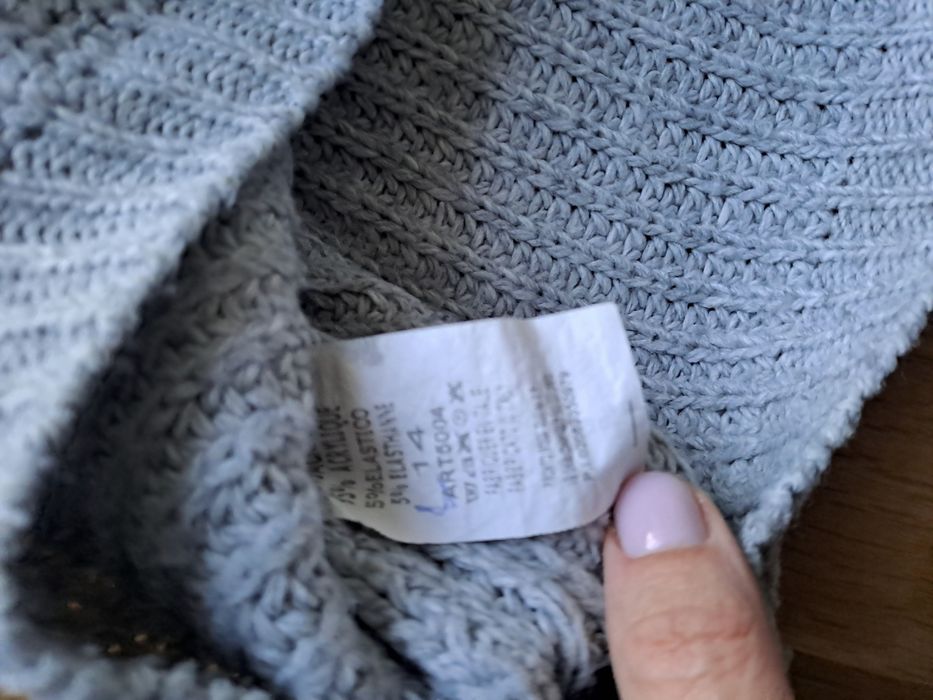 Sweter dziewczęcy 14 lat