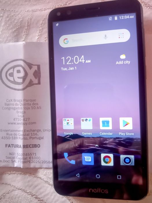 Telemóvel desbloqueado com garantia