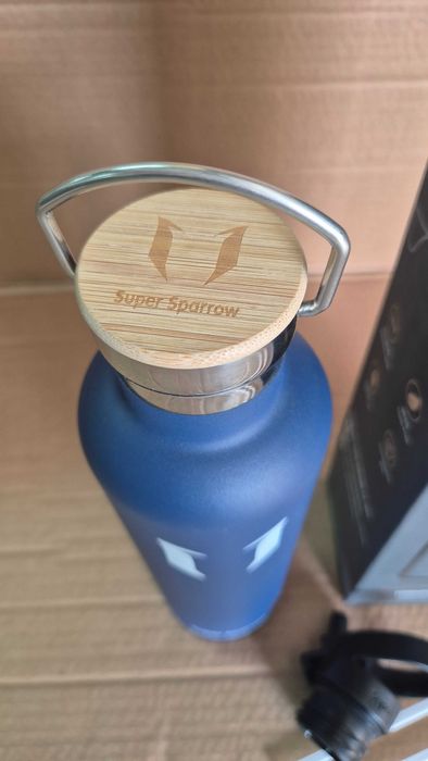 SUPER SPARROW BUTELKA termiczna 1L grnatowa