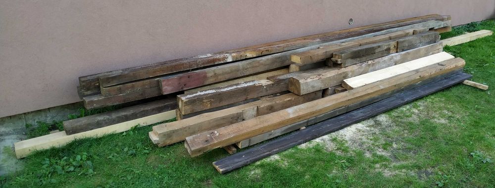Drewno konstrukcyjne kantówki belki wiata garaż altana