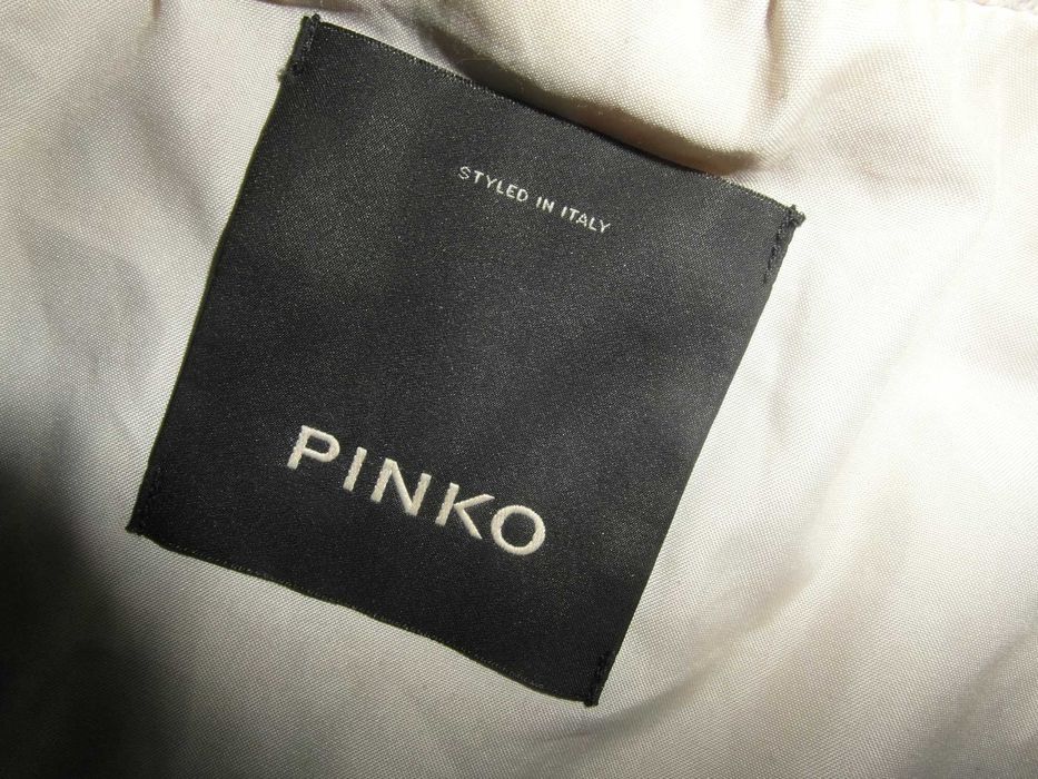 Pinko Coccobil Fur Jacket Italy Original Płaszcz Damski Futerko M