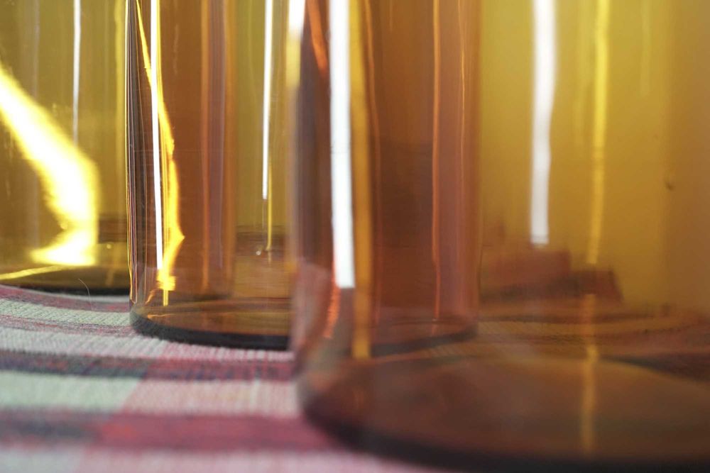 Jarros em vidro grandes