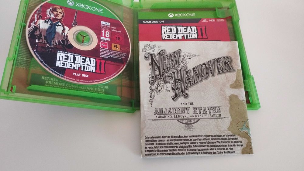 XBOX ONE S/X - Red Dead Redemption 2 - Completo com Mapa (Raridade)