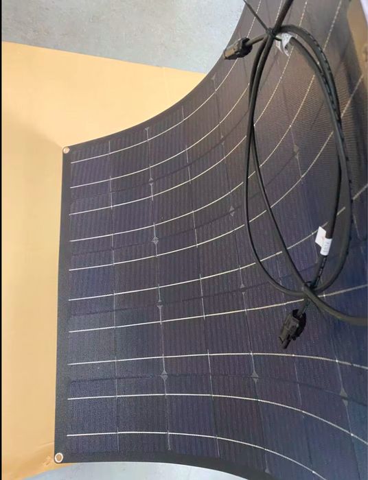 ETFE! З КОНЕКТОРАМИ! Гнучка сонячна панель 100W/200W 18V Black