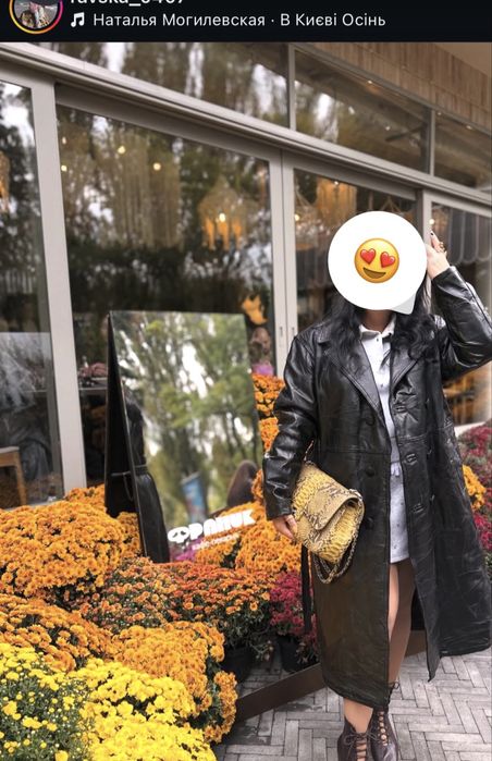 Продам стильный,винтажный,кожаный тренч