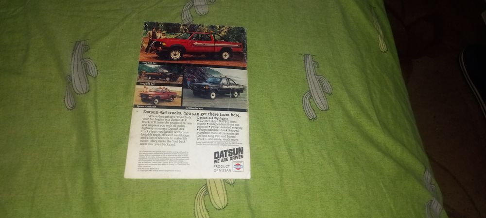 Брошюра Nissan та Datsun 1983 року випуску 83 280-ZX