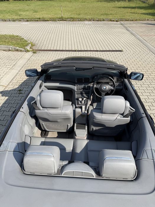 Bmw E46 cabrio wnetrze/fotele grzane dove gray