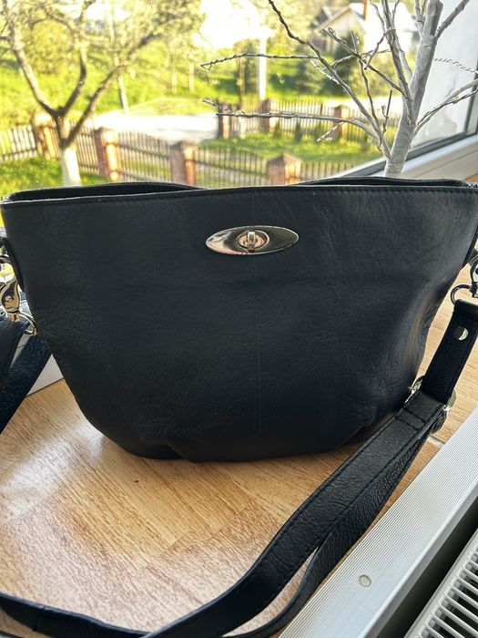 Шкіряна стильна сумка