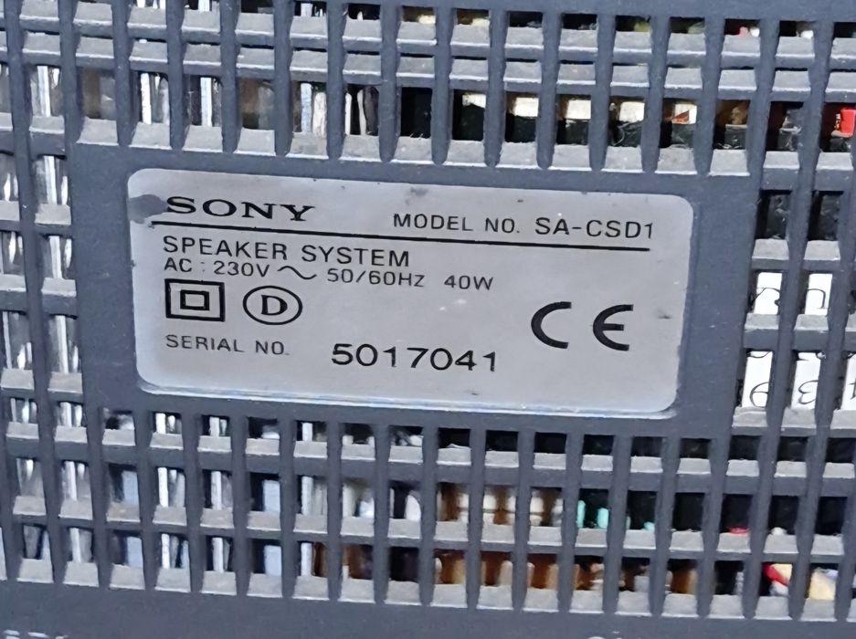 Subwoofer Sony SA CS D1