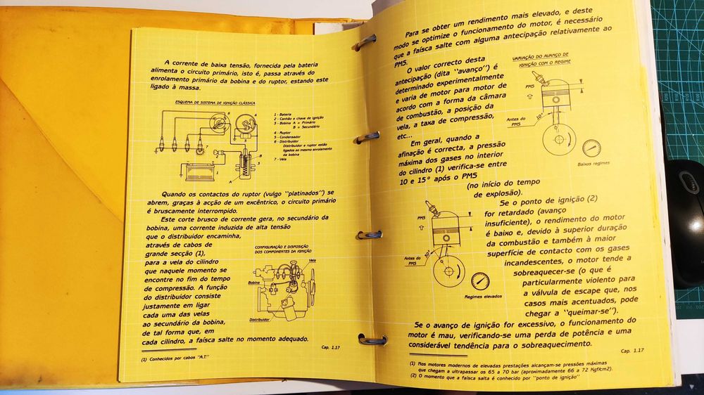 Vintage Dossier Tecnologia Automóvel Renault Portuguesa